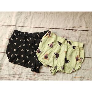 Anthropologie Silky Sleep Shorts Size Medium
